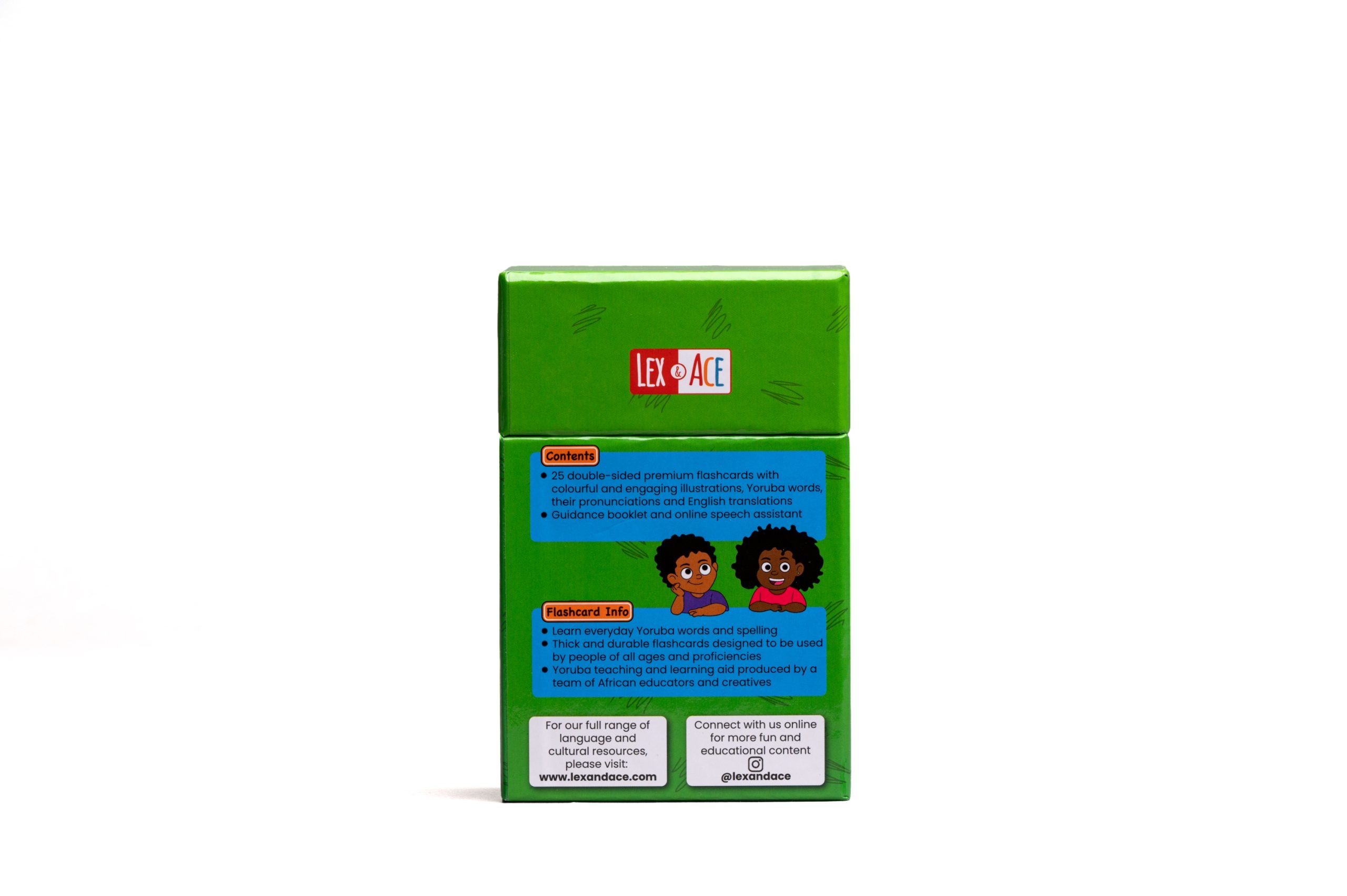 English to Yoruba Alphabet Flashcards