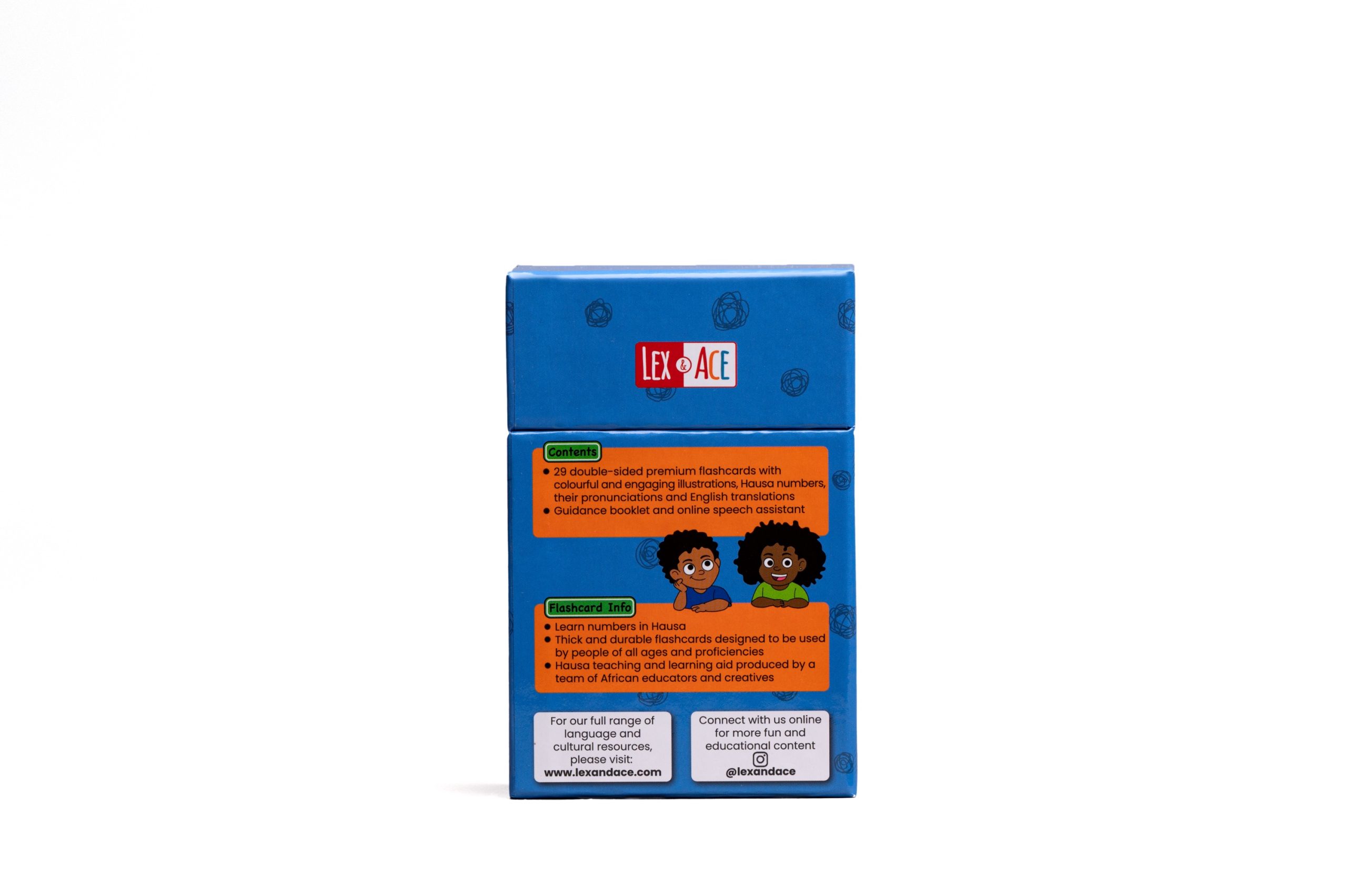 English to Hausa Number Flashcards