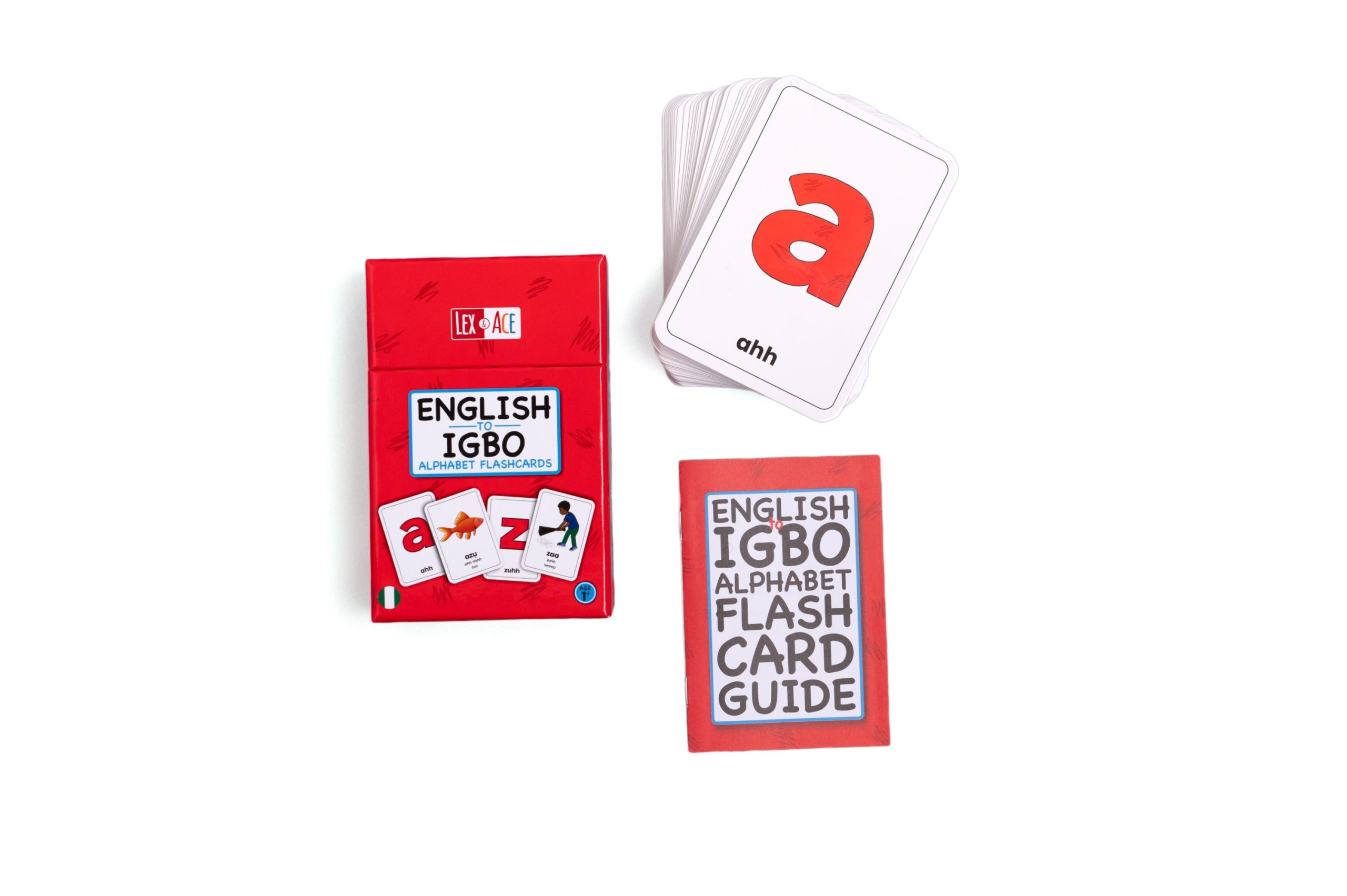 English to Igbo Alphabet Flashcards